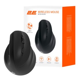Мышка 2E MF325 Silent Wireless/Bluetooth Black (2E-MF325WBK)