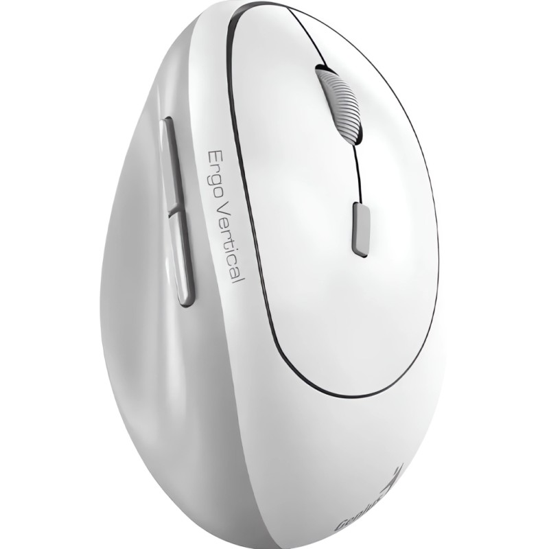 Мышка Genius Ergo 8350S AI Silent Wireless White/Grey (31030041401)