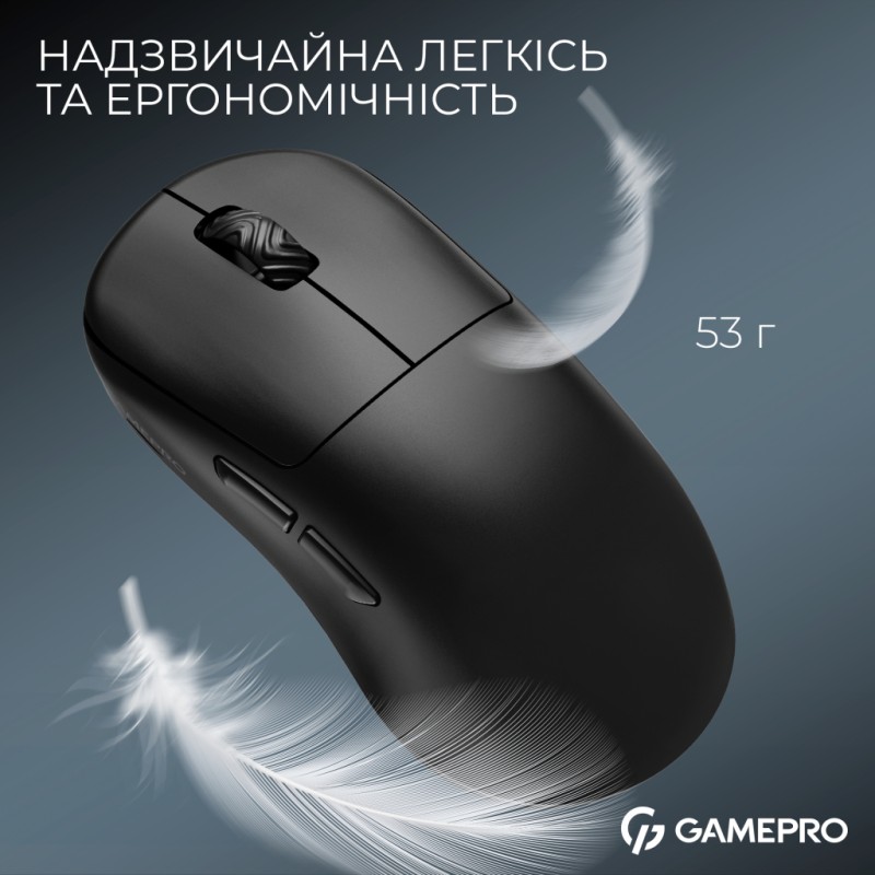 Мишка GamePro Asgard Loki Wireless/USB Black (GM022B)
