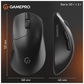 Мышка GamePro Genesis Avenger Wireless/Bluetooth/USB Black (GM096B)