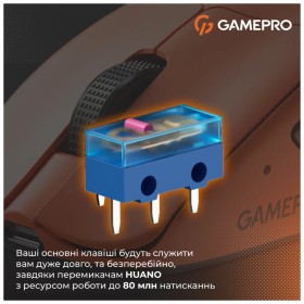 Мышка GamePro Genesis Avenger Wireless/Bluetooth/USB Orange (GM096O)