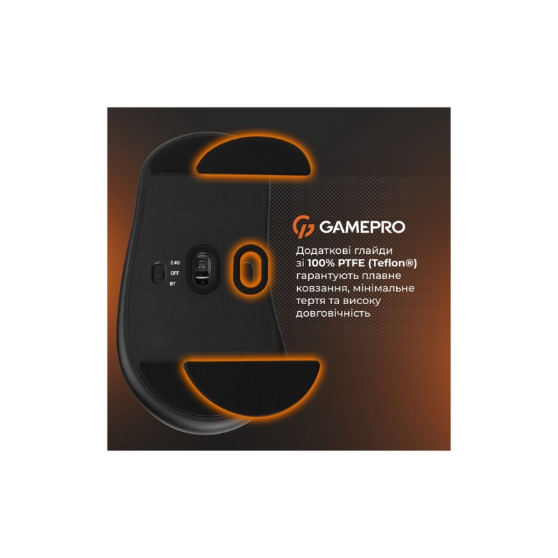 Мышка GamePro Genesis Avenger Wireless/Bluetooth/USB White (GM096W)