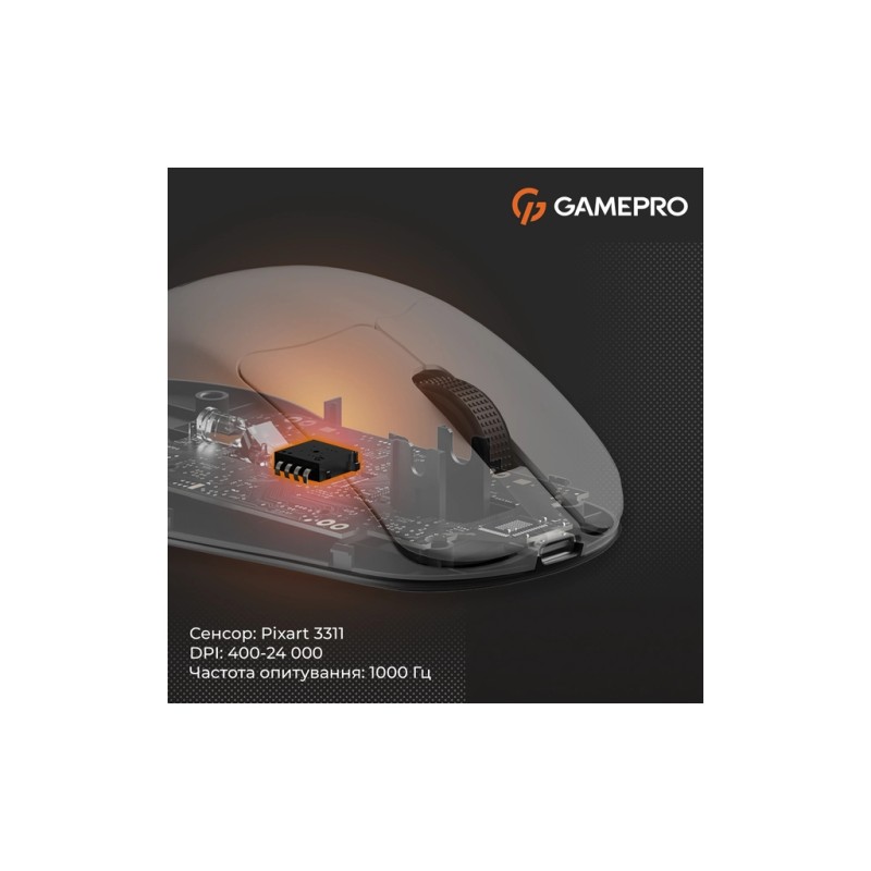 Мышка GamePro Genesis Avenger Wireless/Bluetooth/USB White (GM096W)