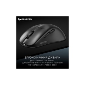 Мышка GamePro Asgard Surt Wireless/Bluetooth/USB Black (GM017B)
