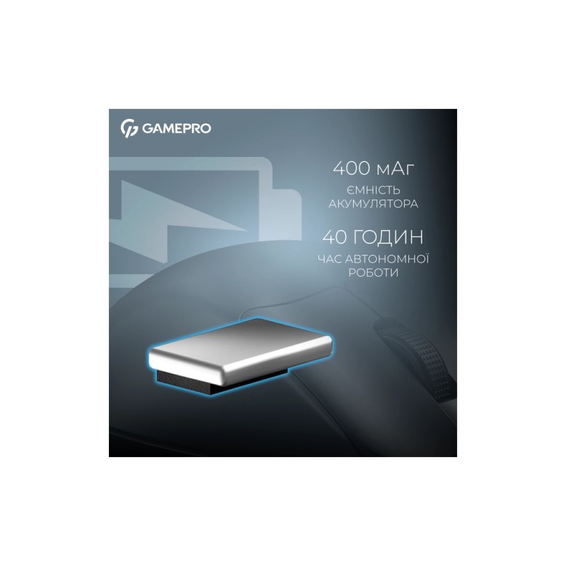 Мышка GamePro Asgard Surt Wireless/Bluetooth/USB Black (GM017B)