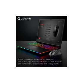 Мышка GamePro Asgard Surt Wireless/Bluetooth/USB Black (GM017B)