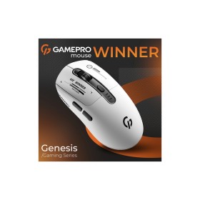 Мышка GamePro Genesis Winner Wireless/Bluetooth/USB White (GM079W)