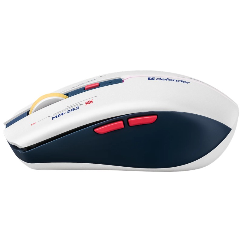 Мышка Defender Dila MM-282 Wireless White/Blue (52282)