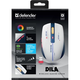 Мышка Defender Dila MM-282 Wireless White/Blue (52282)