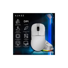 Мышка Ajazz AJ159P MC Wireless/Bluetooth/USB Charging Dock White (AJ159P-MC-W)