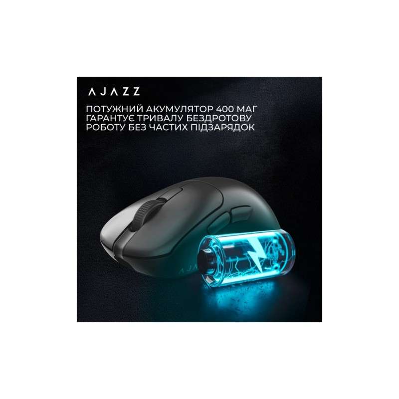 Мышка Ajazz AJ179PRO Wireless/Bluetooth/USB Charging Dock Black (AJ179-PRO-B)