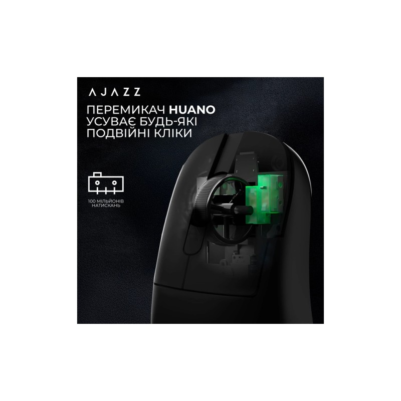 Мышка Ajazz AJ179PRO Wireless/Bluetooth/USB Charging Dock Black (AJ179-PRO-B)