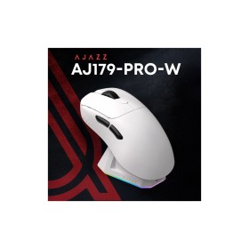Мышка Ajazz AJ179PRO Wireless/Bluetooth/USB Charging Dock White (AJ179-PRO-W)