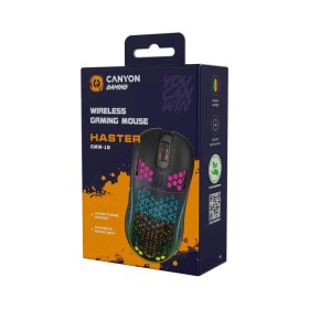 Мышка Canyon Haster GMW-18 Wireless Black (CND-SGMW18)