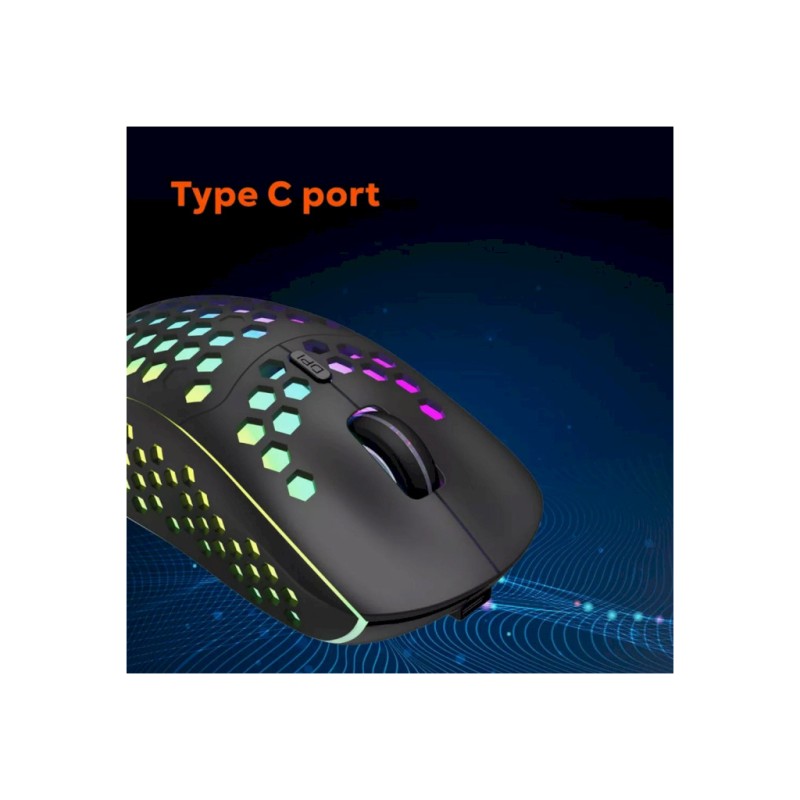 Мышка Canyon Haster GMW-18 Wireless Black (CND-SGMW18)