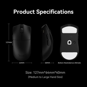 Мишка ATK Blazing Sky X1 Ultimate Wireless/USB Black (ATK-X1-ULTI-BLK)