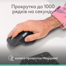 Мышка Logitech MX Master 4 for Business Wireless/Bluetooth Graphite (910-007617)