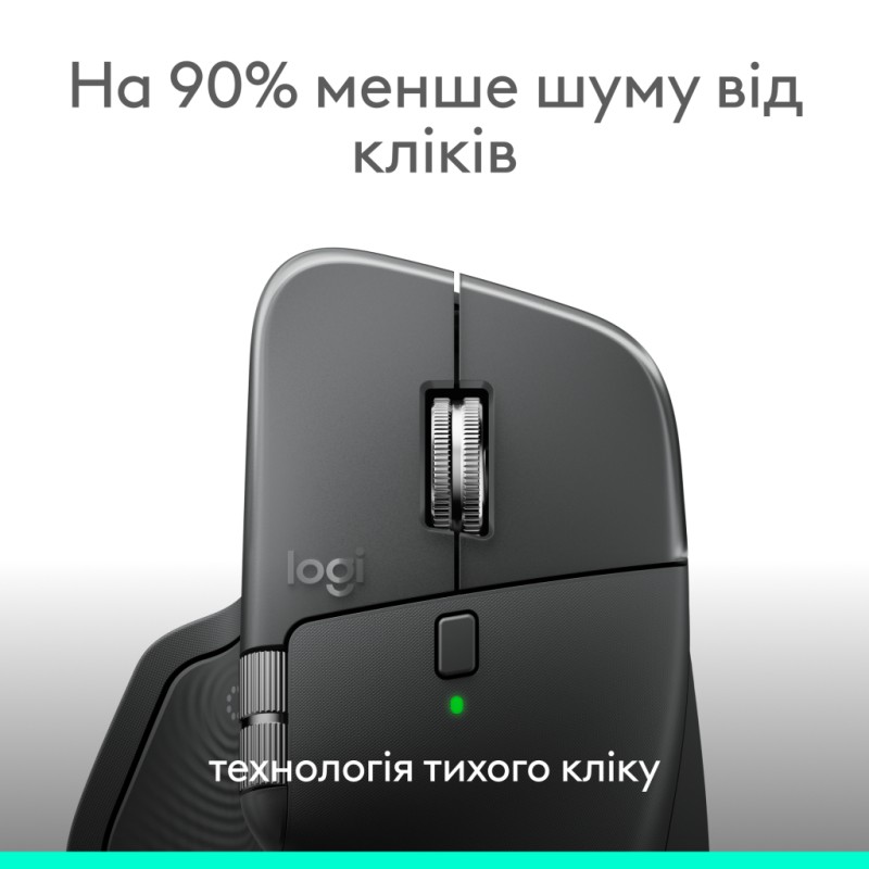 Мышка Logitech MX Master 4 for Business Wireless/Bluetooth Graphite (910-007617)
