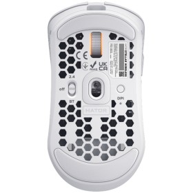 Мышка Hator Stellar Wireless/Bluetooth/USB White (HTM651)