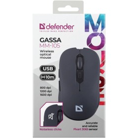 Мышка Defender Gassa MM-105 Wireless Black (52105)