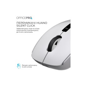 Мышка OfficePro M398G Wireless/Bluetooth Gray (M398G)