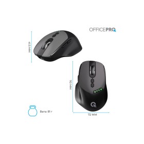 Мишка OfficePro M520B Wireless/Bluetooth Black (M520B)