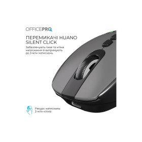 Мишка OfficePro M520B Wireless/Bluetooth Black (M520B)