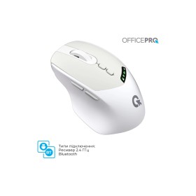 Мышка OfficePro M520W Wireless/Bluetooth White (M520W)