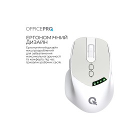 Мышка OfficePro M520W Wireless/Bluetooth White (M520W)
