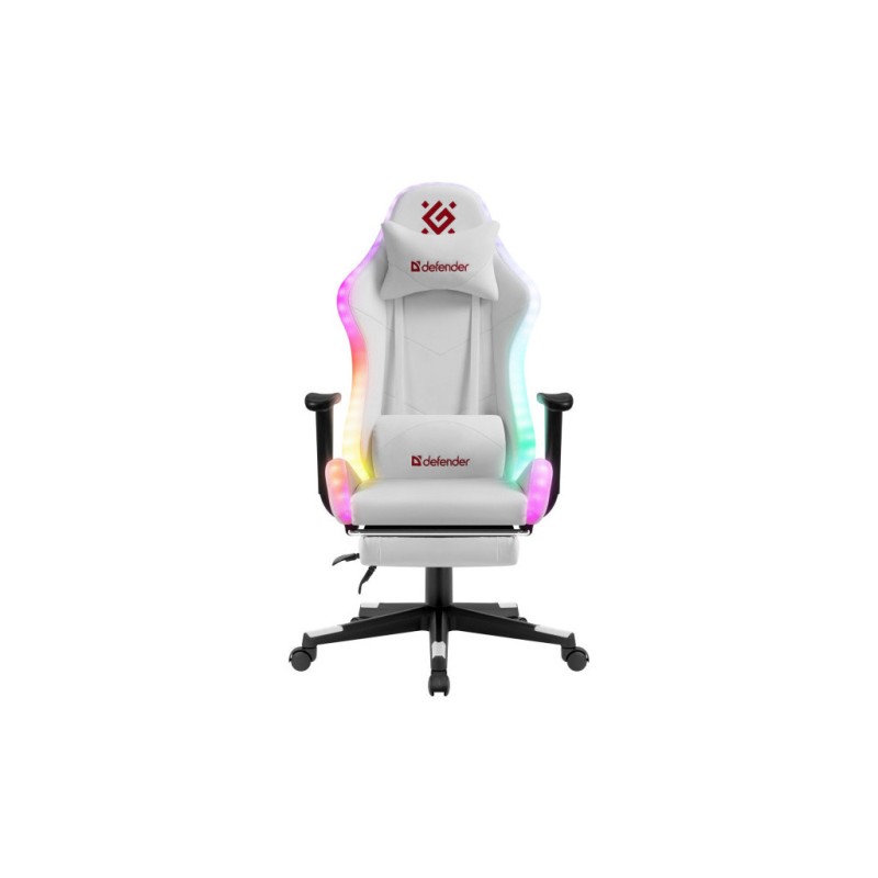 Кресло игровое Defender Watcher RGB White (64336)