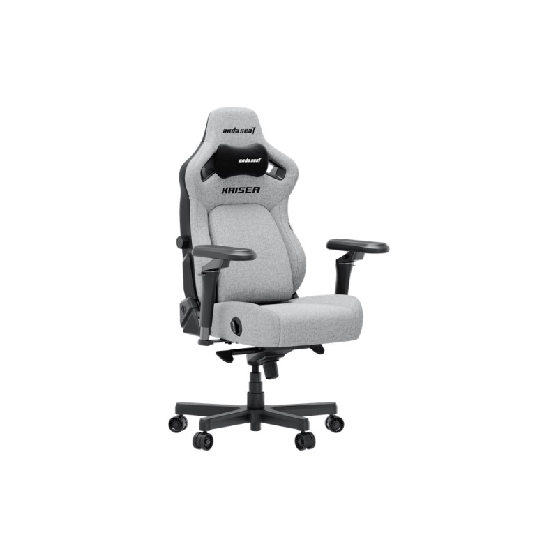 Кресло игровое Anda Seat Kaiser 4 V2 Fabric Size XL Ash Grey (AD12YDDC-XLL-20-G-CF-03)