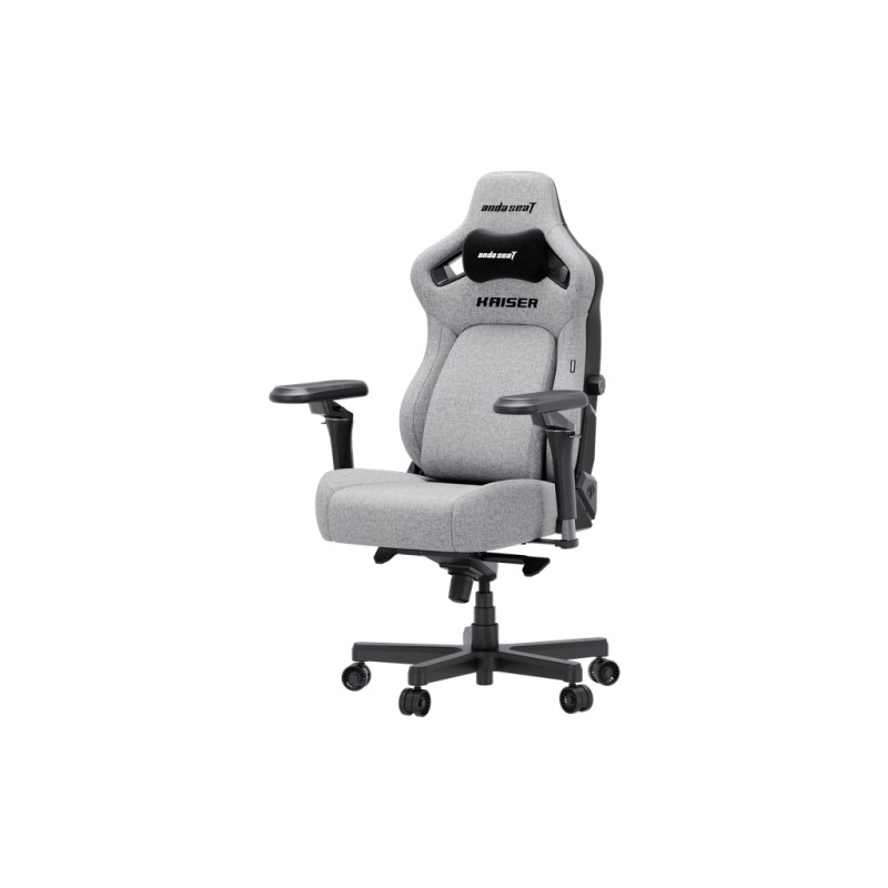 Кресло игровое Anda Seat Kaiser 4 V2 Fabric Size XL Ash Grey (AD12YDDC-XLL-20-G-CF-03)