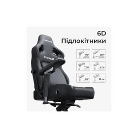 Кресло игровое Anda Seat Kaiser 4 V2 Fabric Size XL Ash Grey (AD12YDDC-XLL-20-G-CF-03)