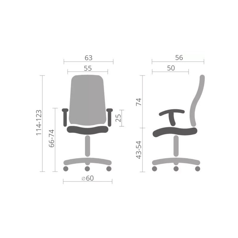 Крісло ігрове Аклас Бешкет ANF підліткове Чорний (PU-чорний) (00160337)