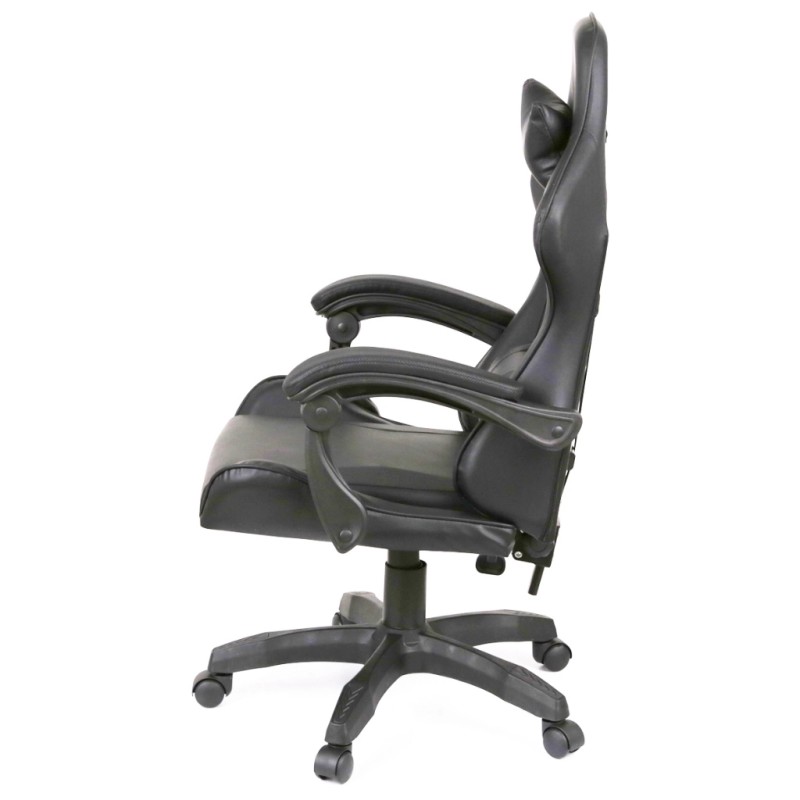 Крісло ігрове Аклас Бешкет ANF підліткове Чорний (PU-чорний) (00160337)