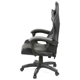 Крісло ігрове Аклас Бешкет ANF підліткове Чорний (PU-чорний/сірий) (00160338)