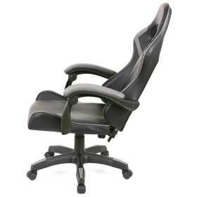 Крісло ігрове Аклас Бешкет ANF підліткове Чорний (PU-чорний/сірий) (00160338)