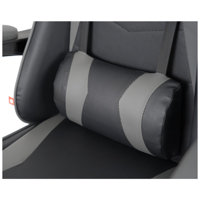 Крісло ігрове Аклас Бешкет ANF підліткове Чорний (PU-чорний/сірий) (00160338)