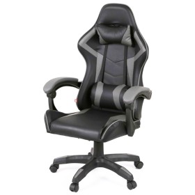 Кресло игровое Аклас Бешкет ANF подростковый Черный (PU-черный/серый) (00160338)