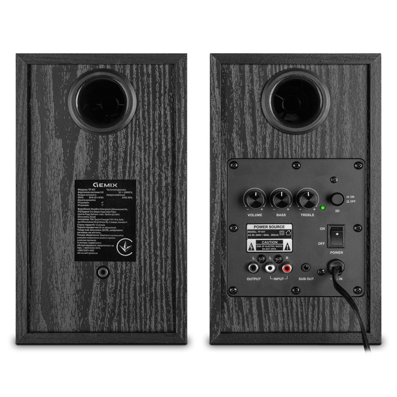 Акустическая система TF-611 Black Gemix