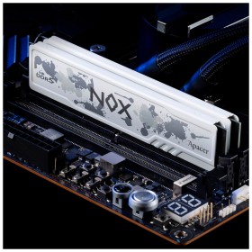 Модуль пам'яті для комп'ютера DDR5 32GB (2x16GB) 5600 MHz NOX White Apacer (AH5U32G56C522MWAA-2)