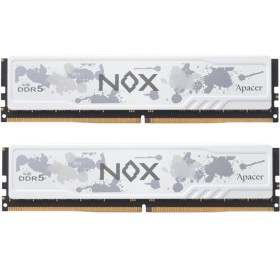 Модуль пам'яті для комп'ютера DDR5 32GB (2x16GB) 5600 MHz NOX White Apacer (AH5U32G56C522MWAA-2)