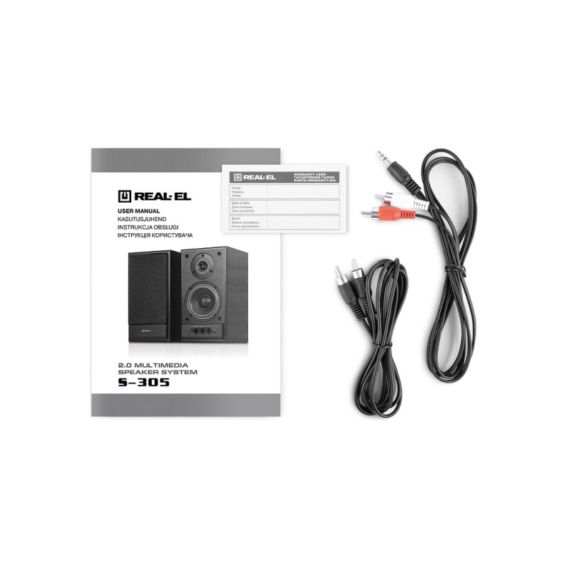 Акустическая система REAL-EL S-305 Black (EL121200012)
