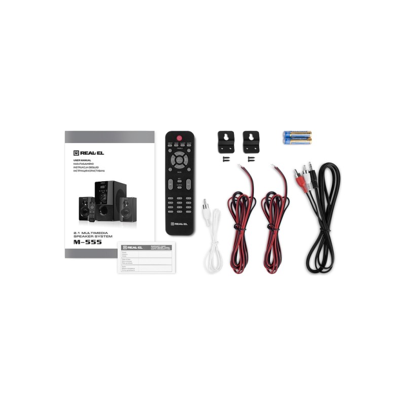 Акустическая система REAL-EL M-555 Black (EL121300013)