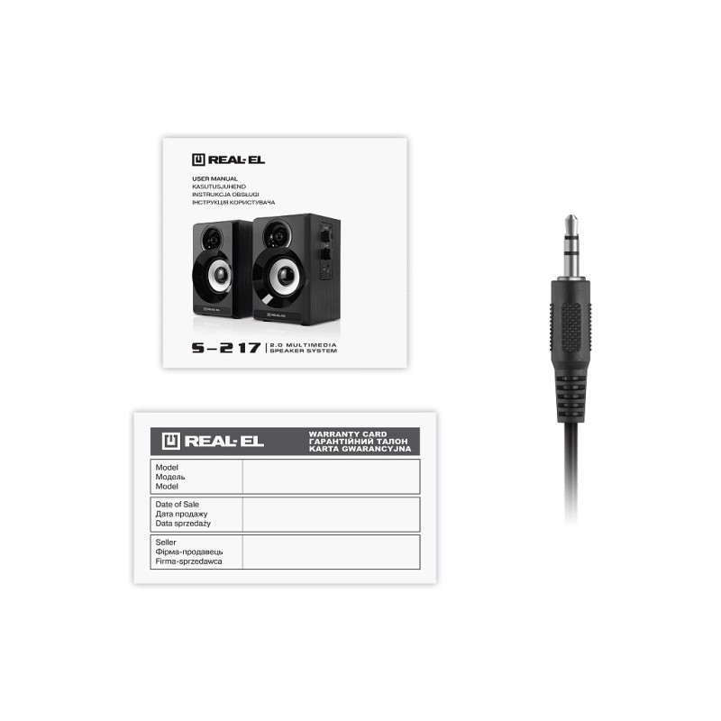 Акустическая система REAL-EL S-217 Black (EL121200013)