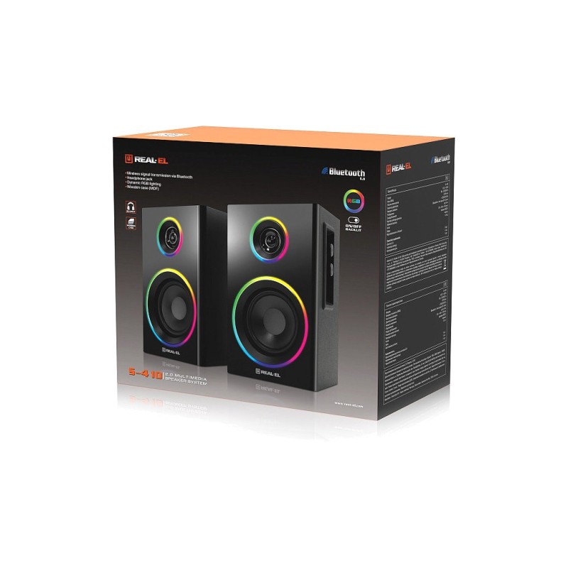Акустическая система REAL-EL S-410 Black (EL121200016)