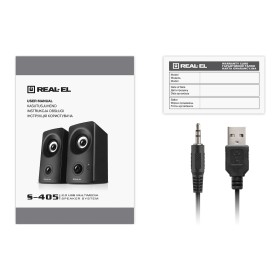 Акустическая система REAL-EL S-405 USB Black (EL121100016)