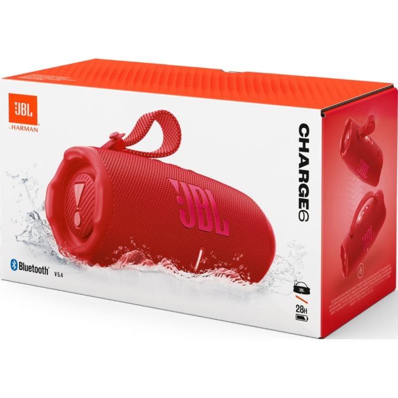 Акустична система JBL Charge 6 Red (JBLCHARGE6RED)