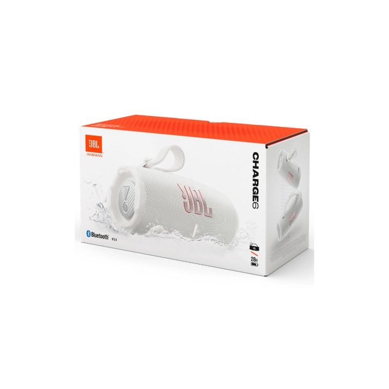Акустическая система JBL Charge 6 White (JBLCHARGE6WHT)