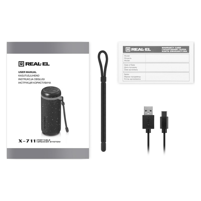 Акустична система REAL-EL X-711 Black (EL121600026)